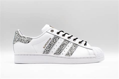 adidas zilver superstar|Adidas Superstar glitter shoes.